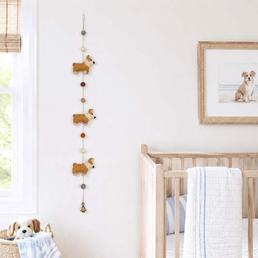 Felt Corgi Garland