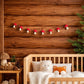 Felt Mushroom Garland - Chickadees Wooden Toys