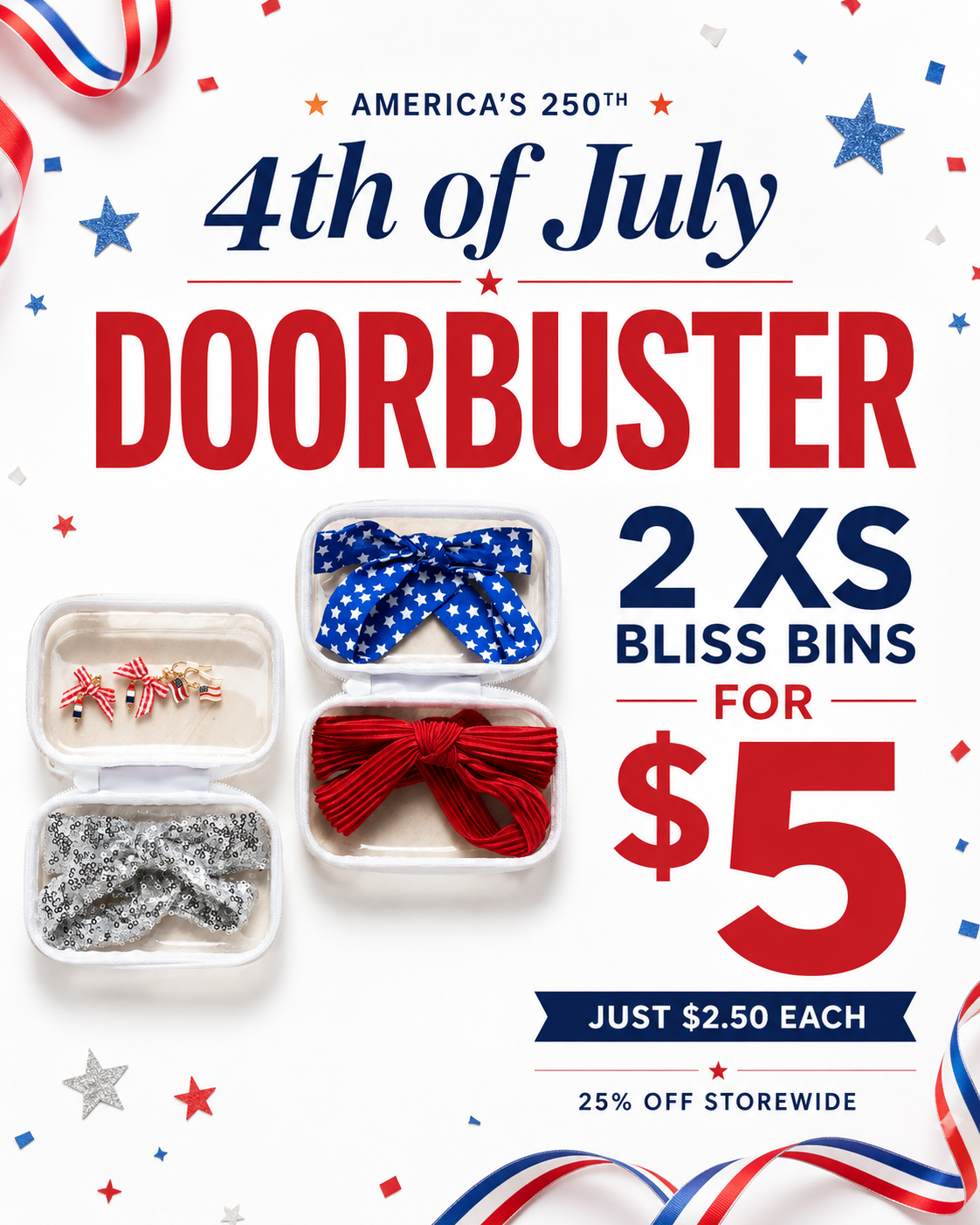 DOORBUSTER: Extra Small Bliss Bins®️