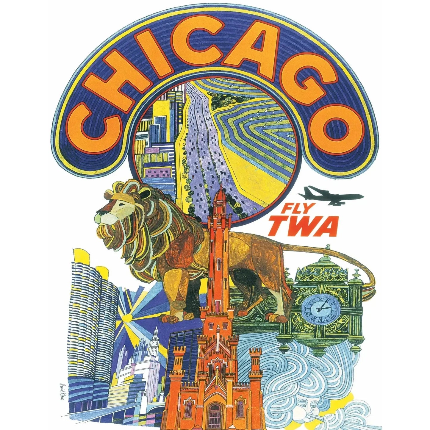 Chicago 100 Piece Mini Jigsaw Puzzle NYPC