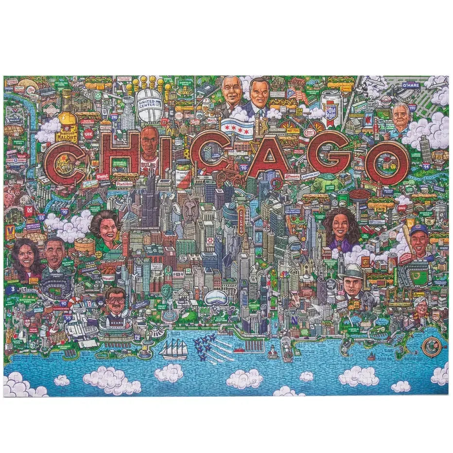 Chicago 1000 Piece Jigsaw Puzzle Birdie
