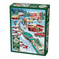 Christmas Campers 1000 Piece Jigsaw Puzzle Cobble Hill