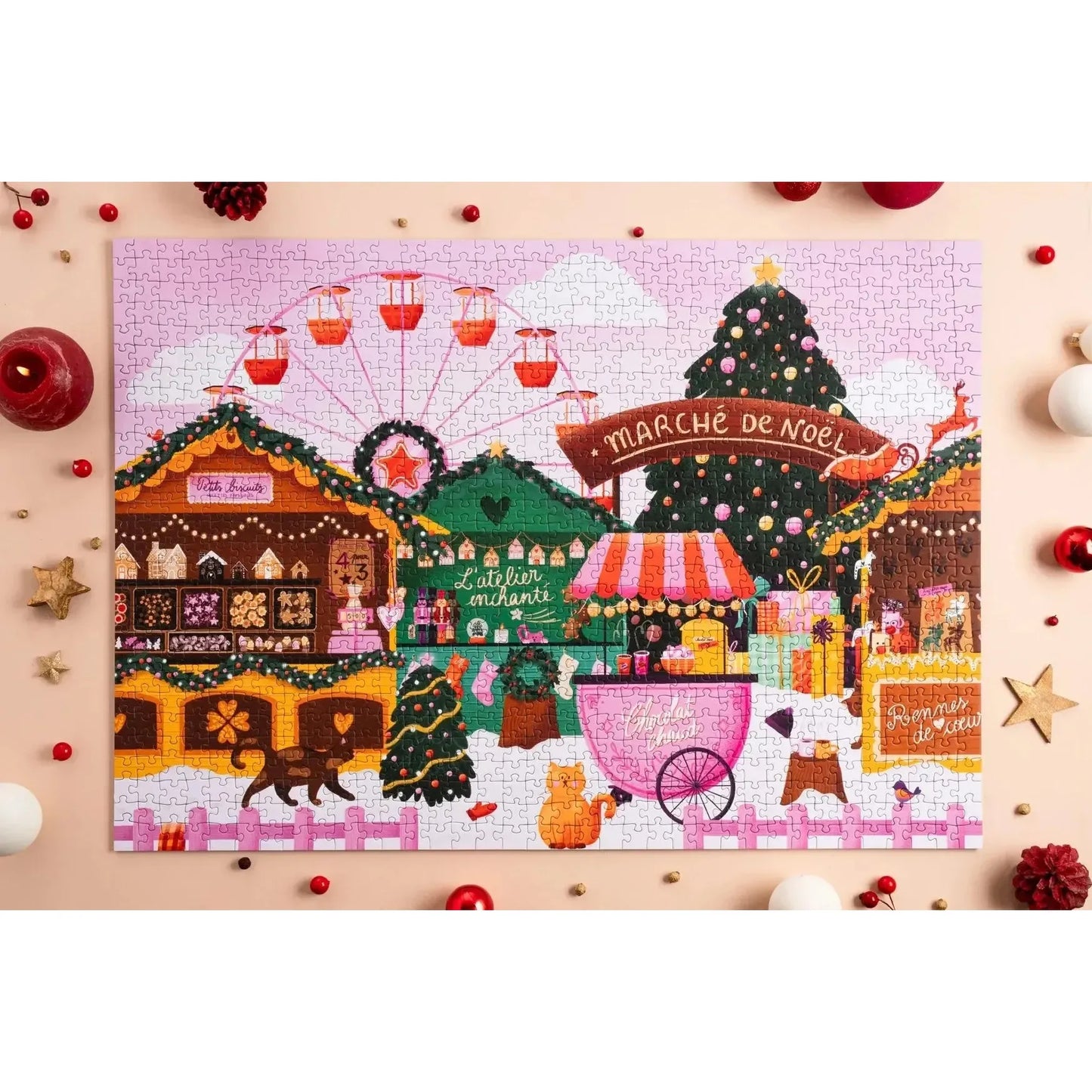 Christmas Market 1000 Piece Premium Jigsaw Puzzle Heol