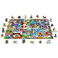 Christmas Snowballs 505 Piece Wood Jigsaw Puzzle Wooden City