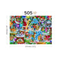 Christmas Snowballs 505 Piece Wood Jigsaw Puzzle Wooden City