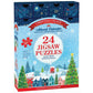 Christmas Village Advent Calendar - 24 Set of 50 Piece Mini Jigsaw Puzzles Eurographics