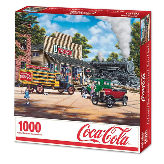 Coca-Cola All Aboard 1000 Piece Jigsaw Puzzle Springbok