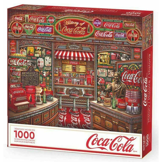 Coca-Cola History 1000 Piece Jigsaw Puzzle Springbok