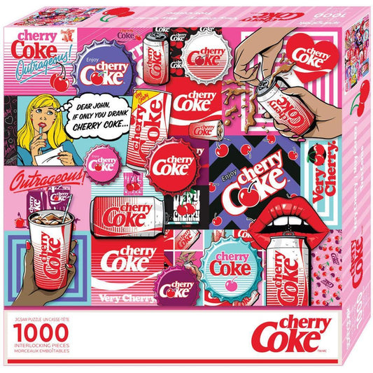 Coca-Cola Very Cherry Coke 1000 Piece Jigsaw Puzzle Springbok