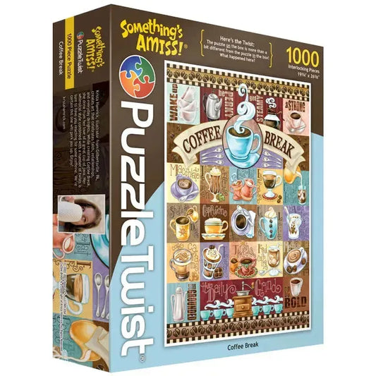 Coffee Break "Something's Amiss!" 1000 Piece Jigsaw Puzzle PuzzleTwist