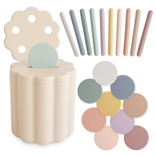 Coin & Tube Sorting Set - Chickadees Wooden Toys