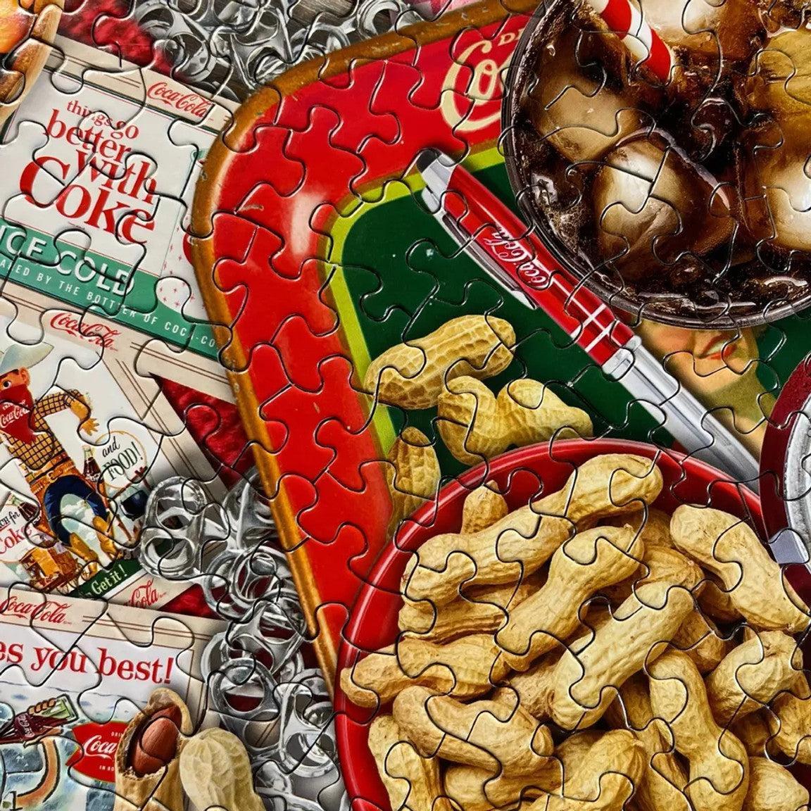 Collector's Table Coca-Cola 500 Piece Jigsaw Puzzle Springbok