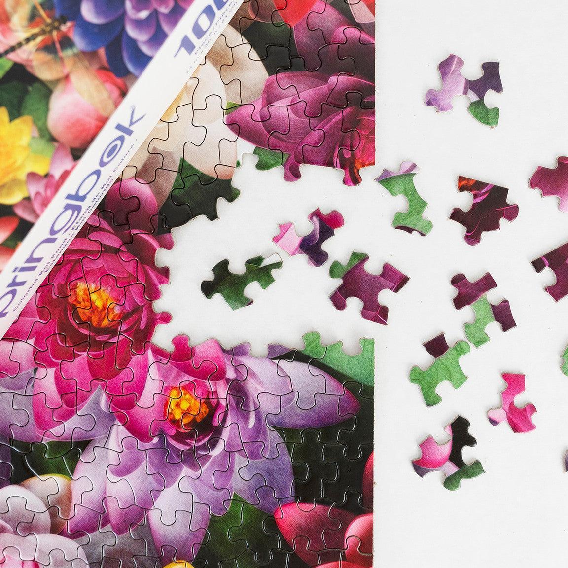 Colorful Koi Pond 1000 Piece Jigsaw Puzzle Springbok