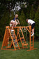 Chestnut - Outdoor and Indoor 8-in-1 Jungle Gym for Toddlers Playset