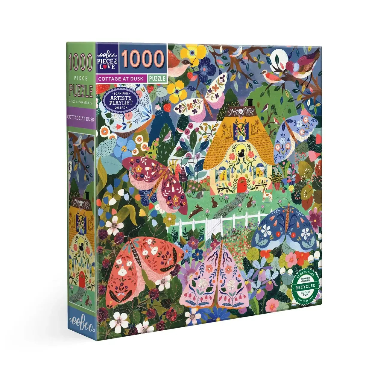 Cottage at Dusk 1000 Piece Jigsaw Puzzle eeBoo