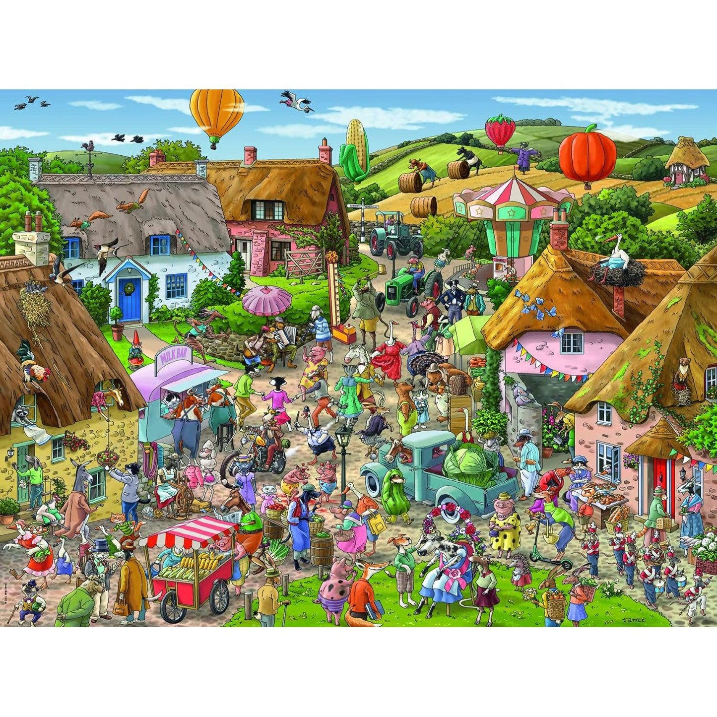 Country Fair 1500 Piece Jigsaw Puzzle Heye