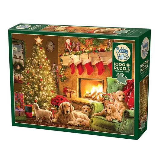 Cozy Fireplace 1000 Piece Jigsaw Puzzle Cobble Hill