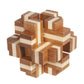 Cube Cross 3D Bamboo Puzzle Fridolin