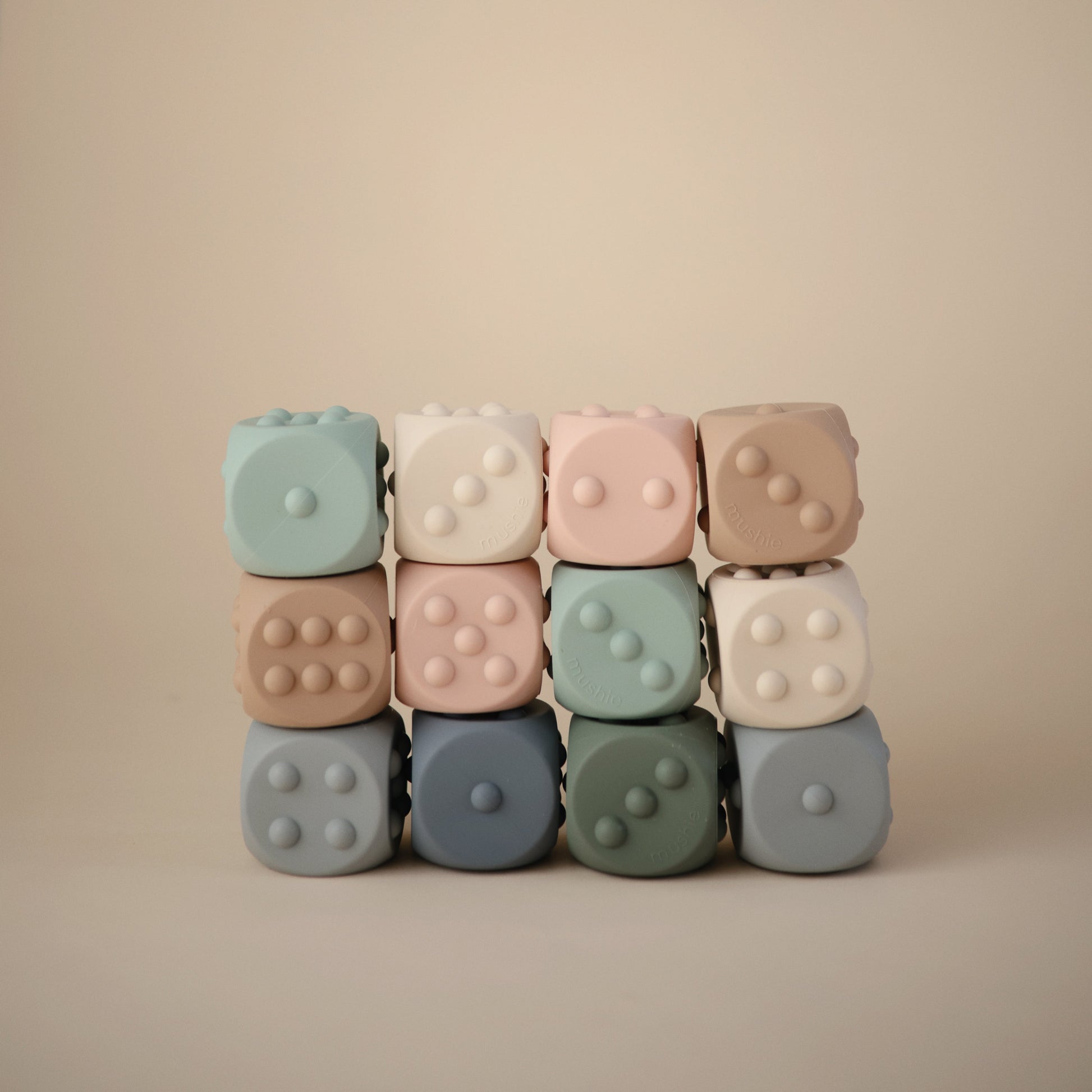 Dice Press Toy - Chickadees Wooden Toys