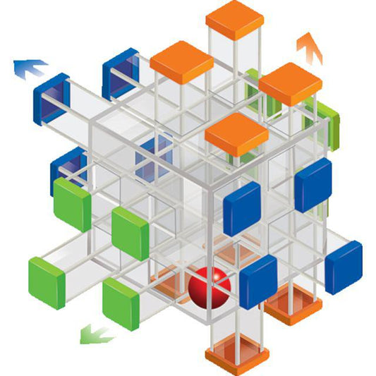 Cubiko 3D Maze Puzzle Game Mind Matters - Chickadees Wooden Toys