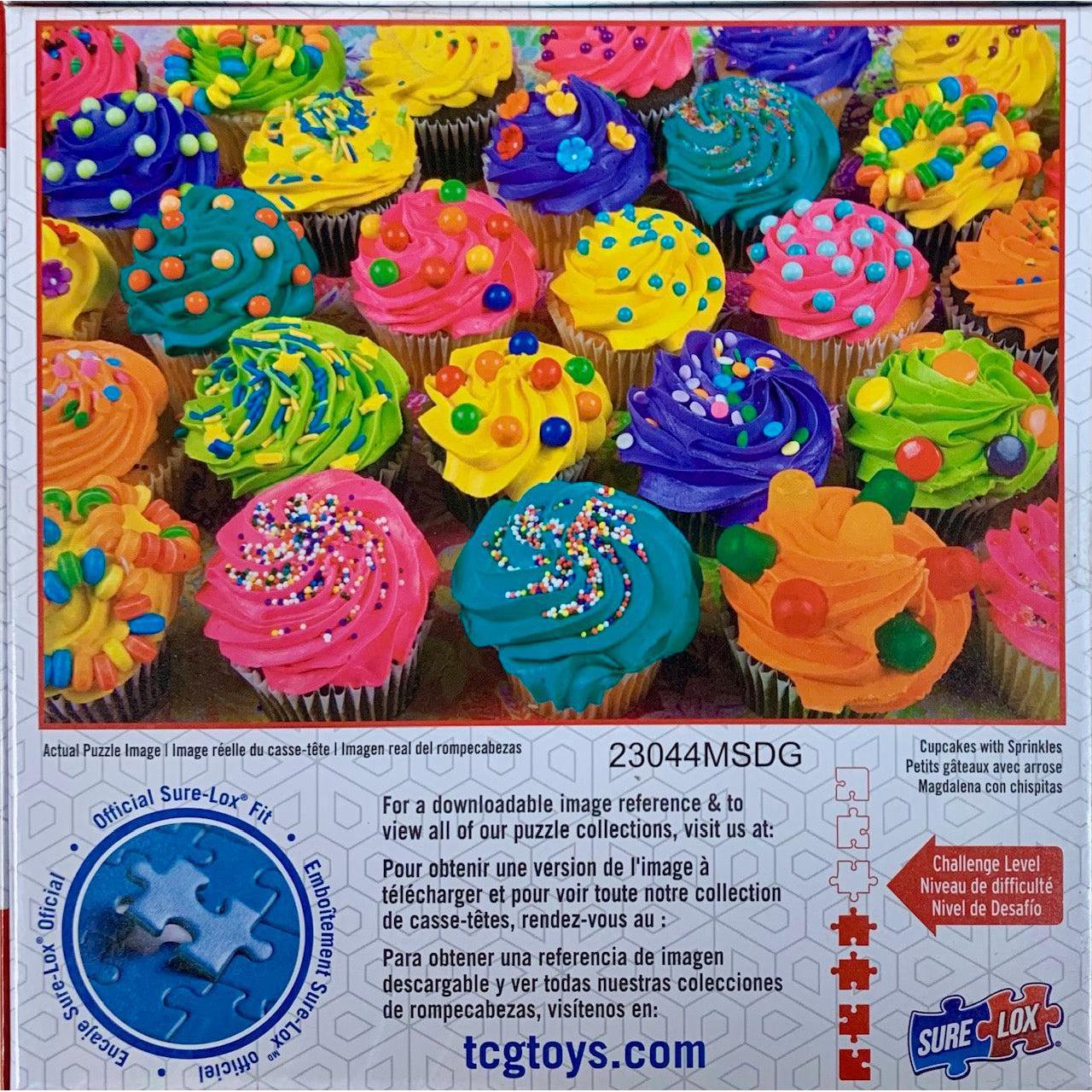 Cupcakes with Sprinkles Puzzler's Choice 500 Piece Jigsaw Puzzle Sure Lox