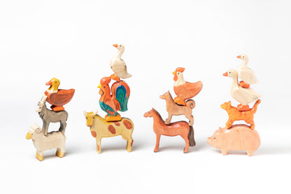 Wooden Farm Animal Toys