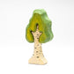 Hand Carved Wooden Birch Tree