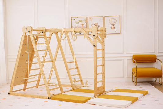 Large Chestnut Play Mat – Foldable Cushioned Floor Mat