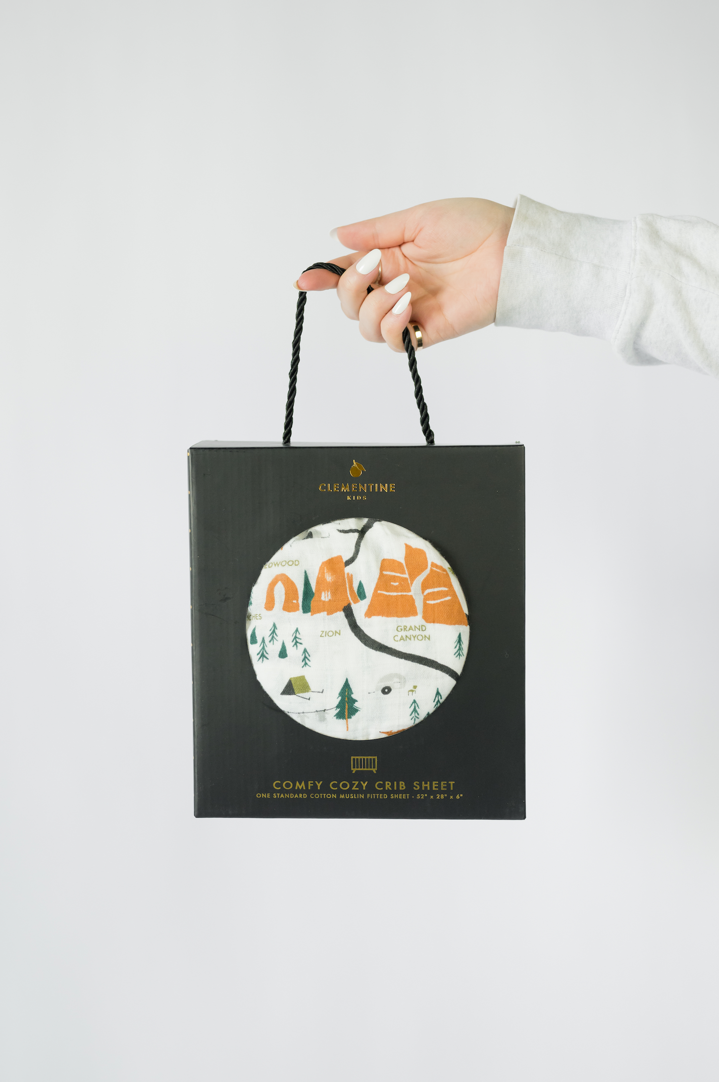 National Parks Crib Sheet - Chickadees Wooden Toys