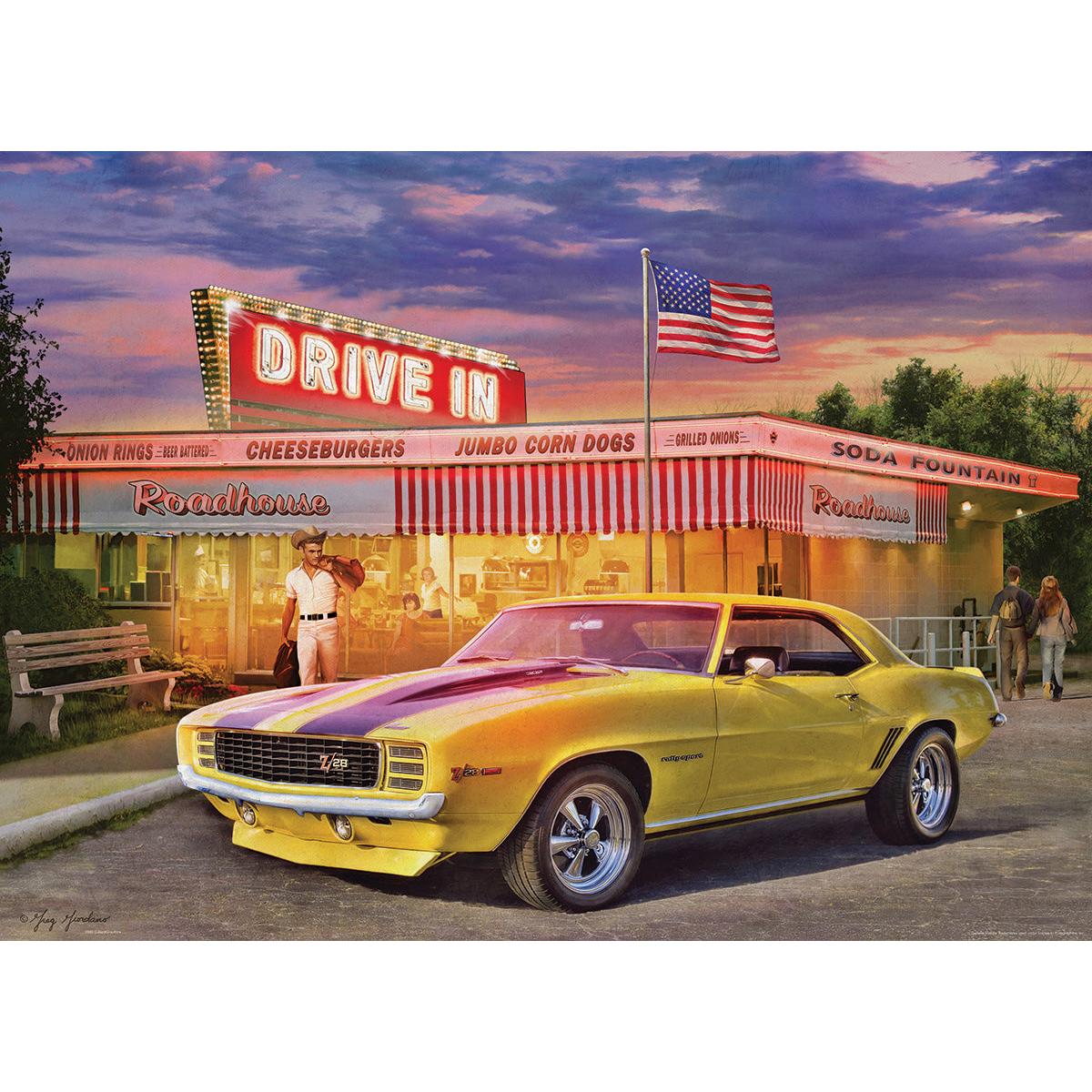 Daytona Yellow Zeta Camaro 1000 Piece Jigsaw Puzzle Eurographics