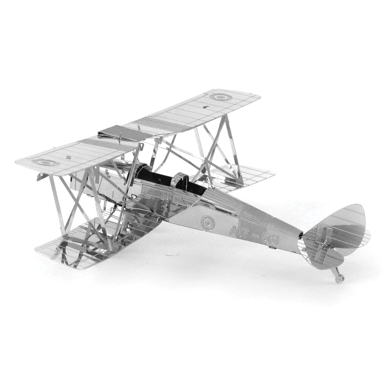 De Havilland Tiger Moth 3D Steel Model Kit Metal Earth
