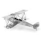 De Havilland Tiger Moth 3D Steel Model Kit Metal Earth