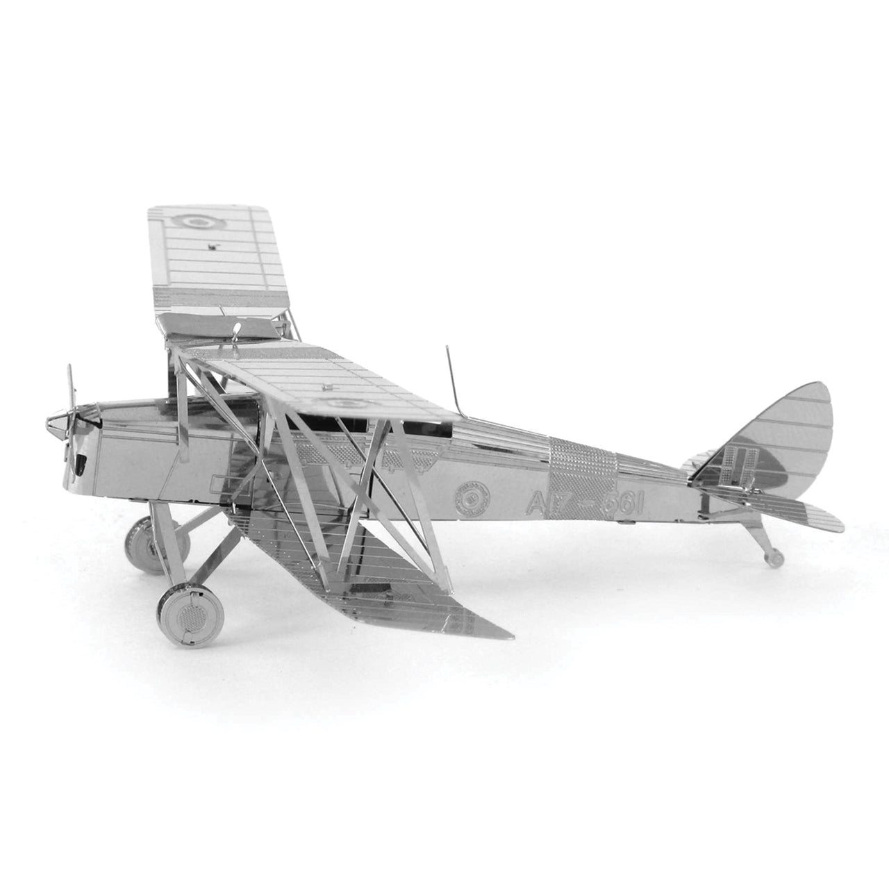 De Havilland Tiger Moth 3D Steel Model Kit Metal Earth