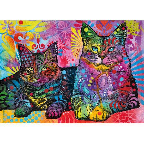 Devoted 2 Cats Jolly Pets 1000 Piece Jigsaw Puzzle Heye