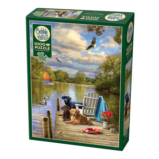 Dog Day Afternoon 1000 Piece Jigsaw Puzzle Cobble Hill