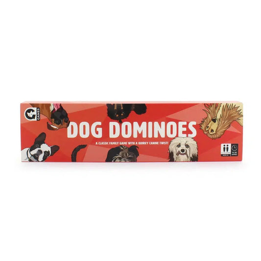 Dog Dominoes Card Game Ginger Fox - Chickadees Wooden Toys
