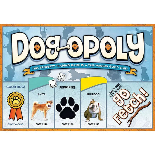 Dog-Opoly Board Game Outset - Chickadees Wooden Toys