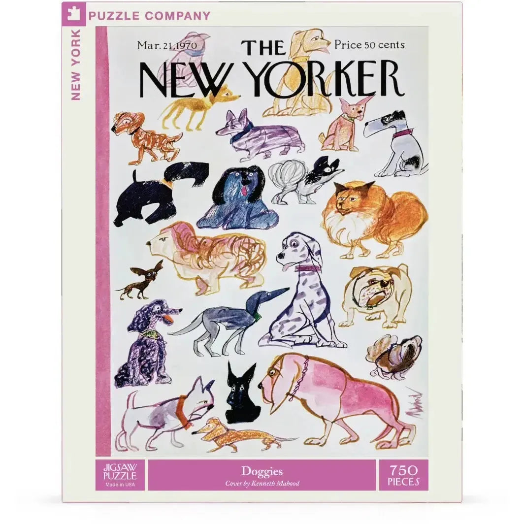 Doggies 750 Piece Jigsaw Puzzle NYPC