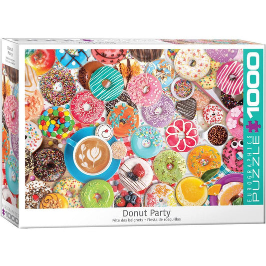 Donut Party 1000 Piece Jigsaw Puzzle Eurographics