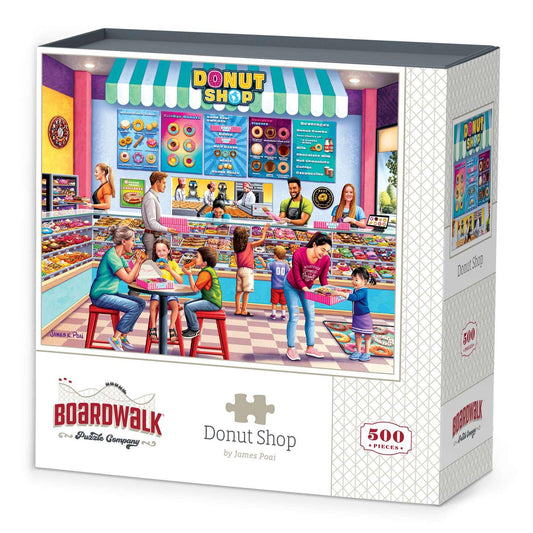 Donut Shop 500 Piece Jigsaw Puzzle Boardwalk