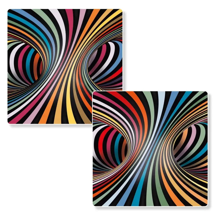 Double Q Candy 123 Wood Piece Double-Sided Jigsaw Puzzle Curiosi