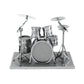 Drum Set 3D Steel Model Kit Metal Earth