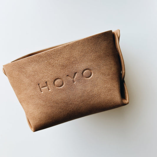 Origami cup (pecan) - Chickadees Wooden Toys