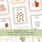 10 Double-sided Autumn Play Dough Mats - Physical Product