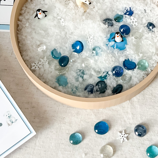 Eco Snow - Chickadees Wooden Toys