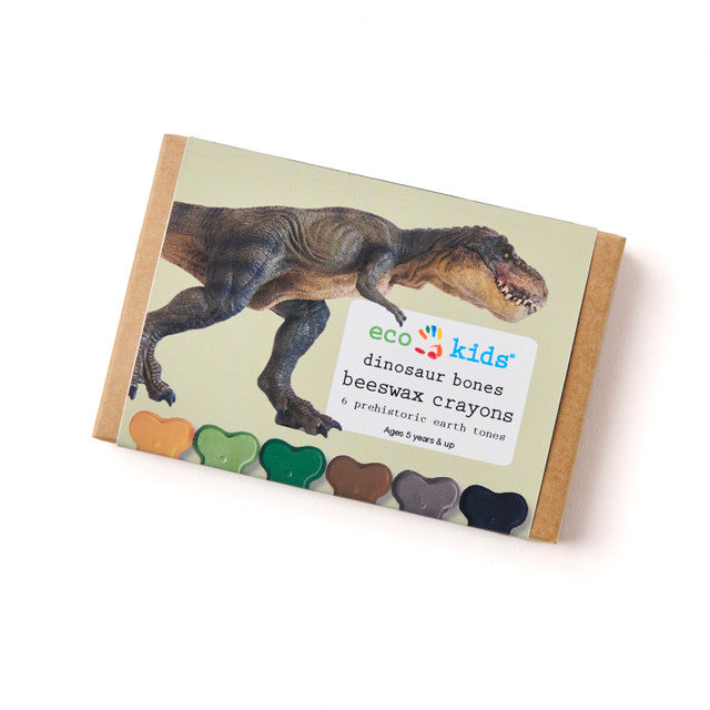 Non-Toxic Beeswax Crayons - Dinosaur Bone