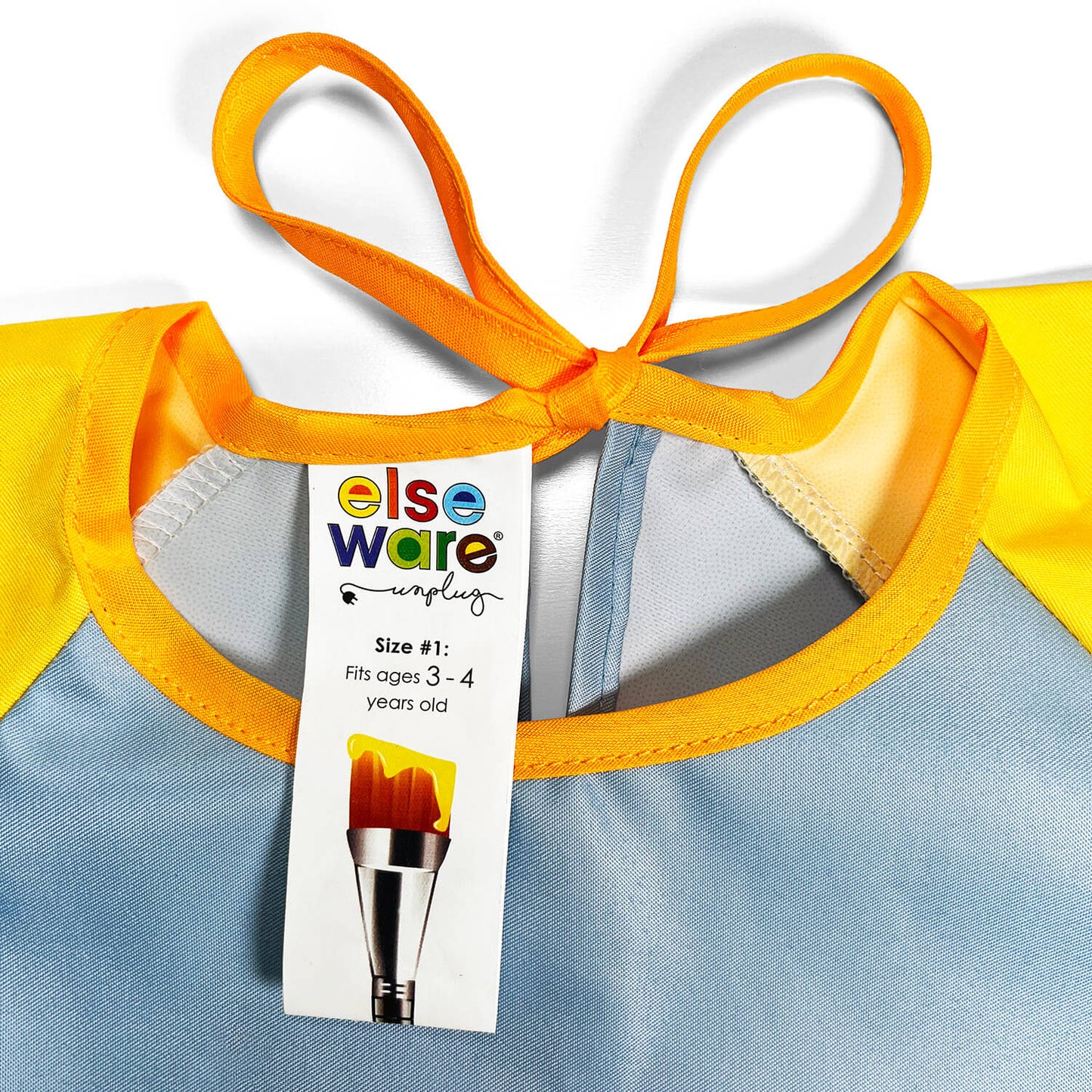 Art Smock with Pocket (Ages 3-6, 2 Sizes) Kid-Friendly - Chickadees Wooden Toys