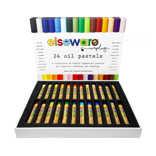 Oil Pastels ā Talc-Free ā Non-Toxic ā 24 Colors - Chickadees Wooden Toys