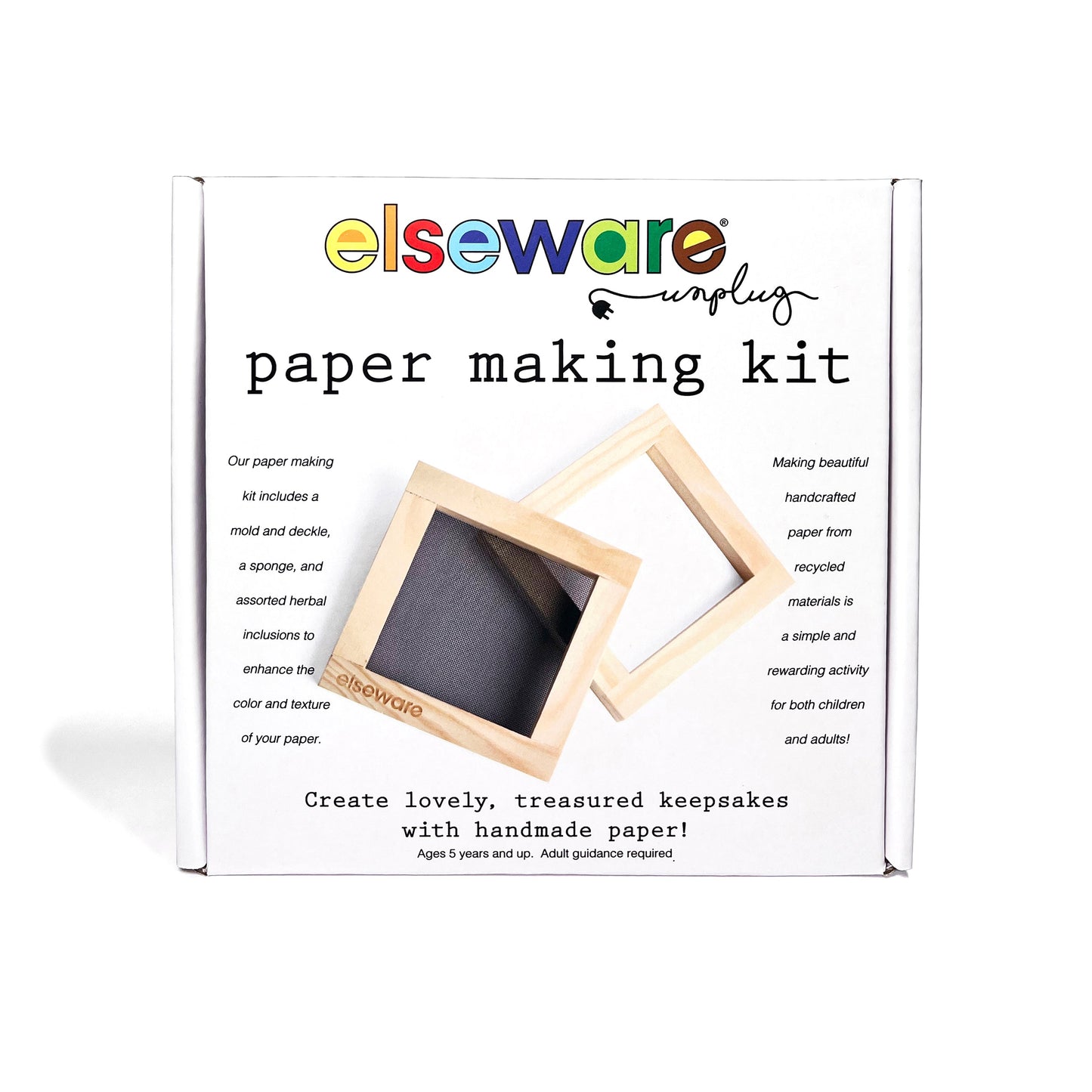 Paper Making Kit DIY – Recycled Handmade Paper Craft - Chickadees Wooden Toys