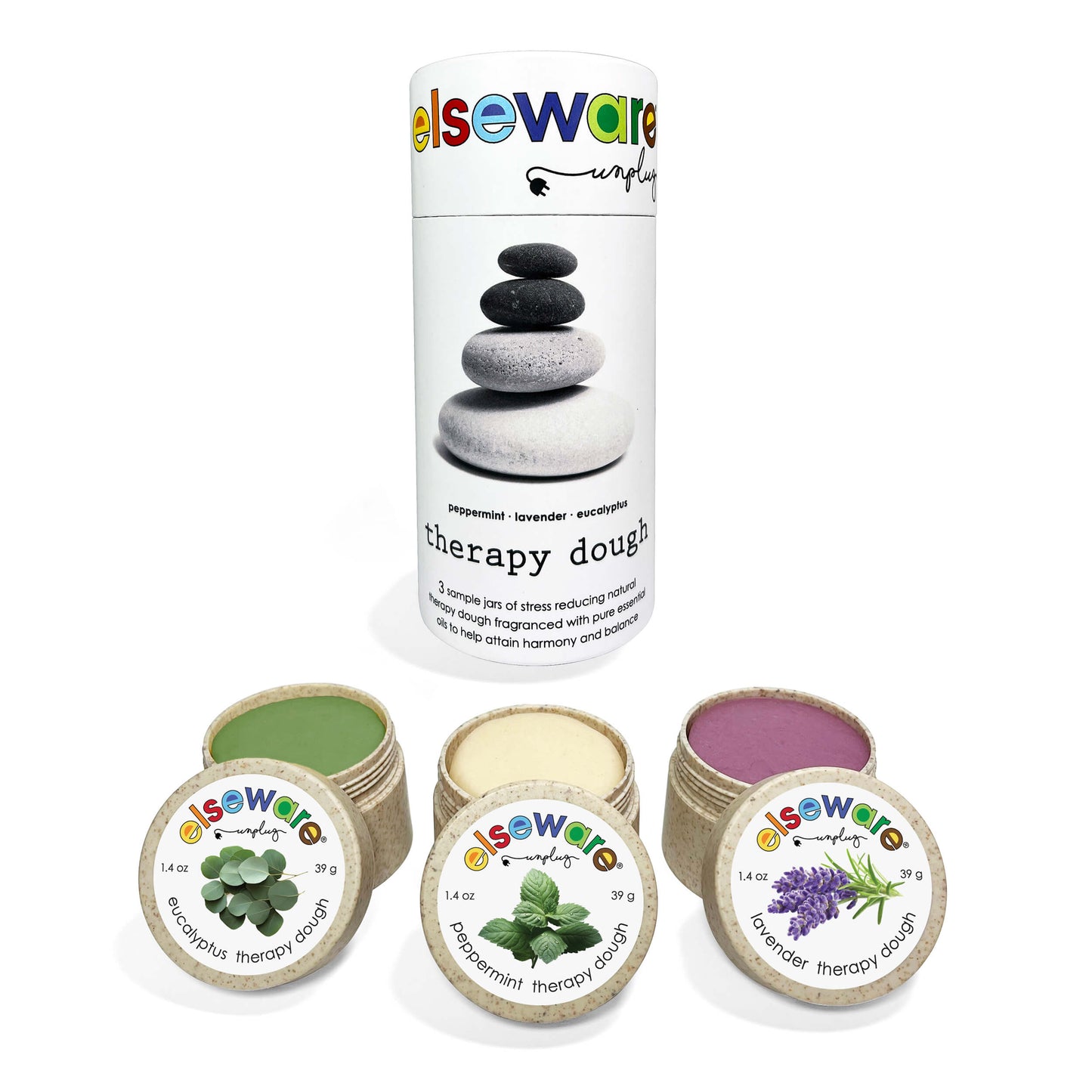 Therapy Dough Sampler – Calming Aromatherapy Stress-Relief - Chickadees Wooden Toys